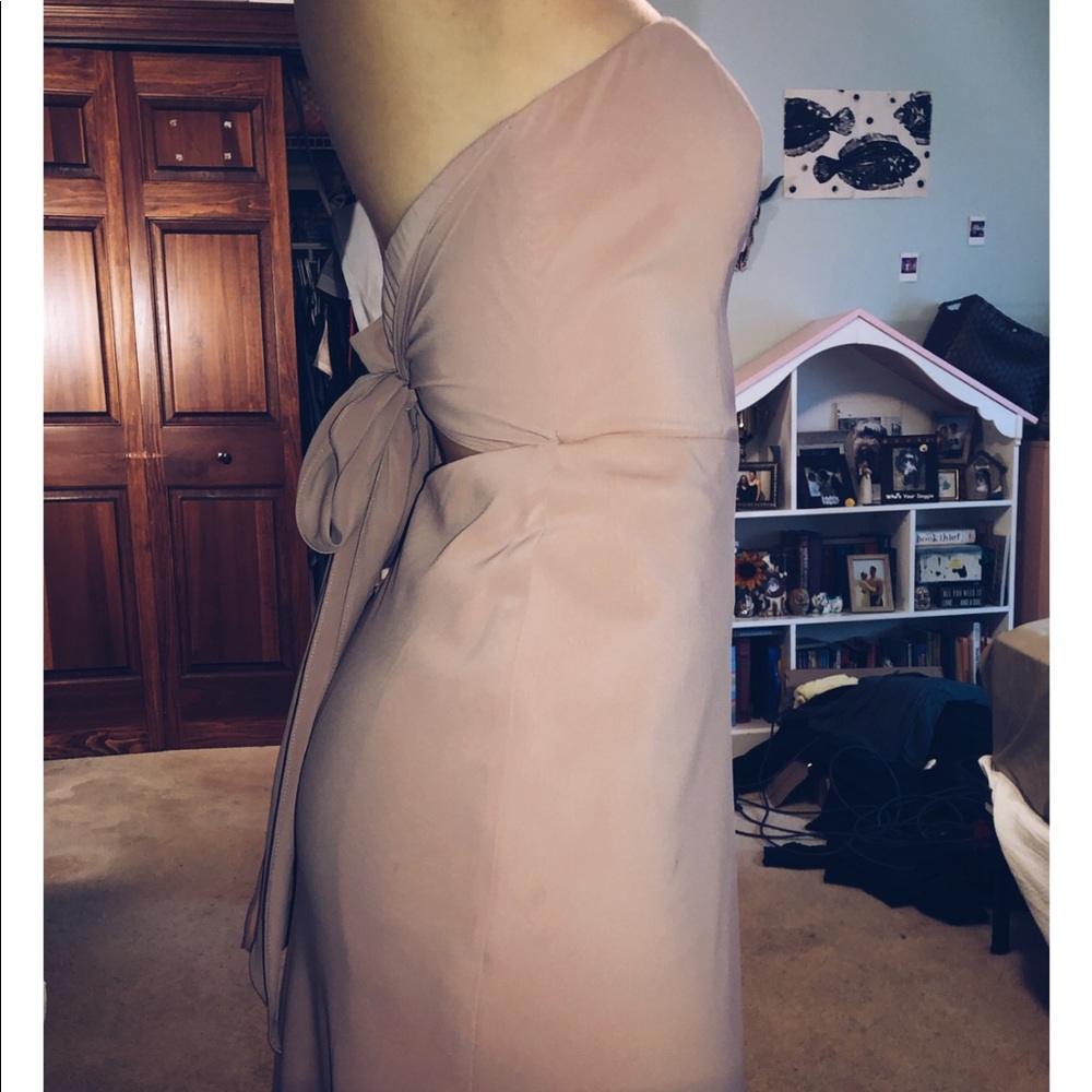 bridesmaid or prom strapless dress!